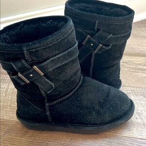 BearPaw Youth Black Boots